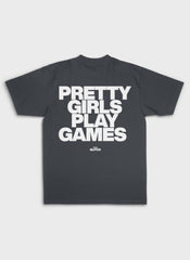 PRETTY GIRLS PLAY GAMES - Backprint | Heavy Premium Shirt