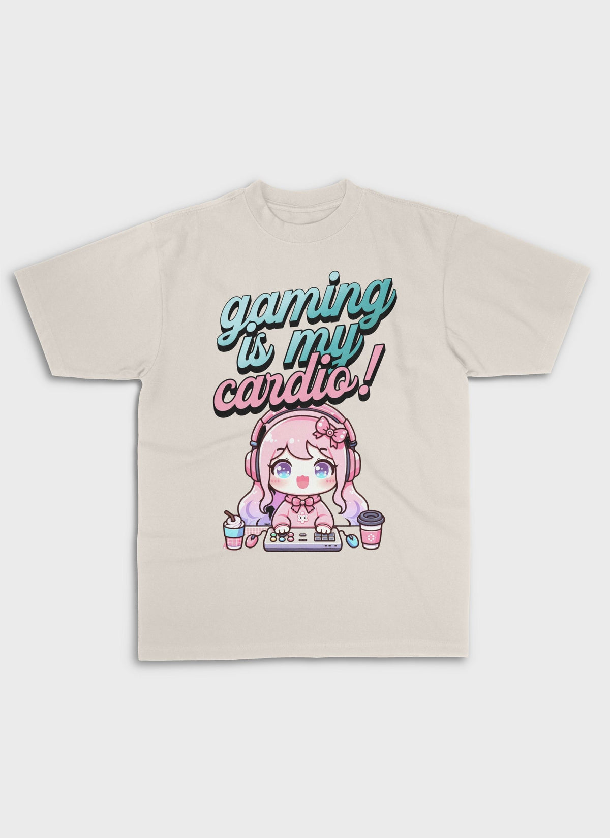 GAMING CARDIO - Girl | Heavy Premium Shirt